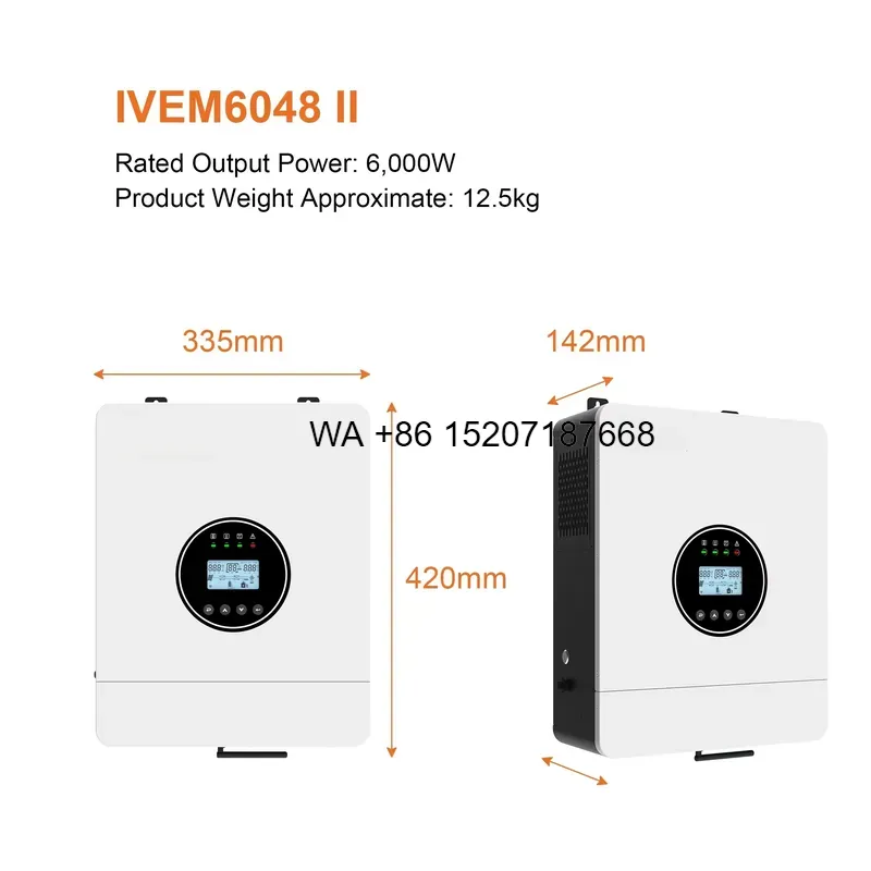 Off Grid Solar Inverter 48V 6000W - Wmwmnu для Felicitysolar 6000W Автономный Высокочастотный