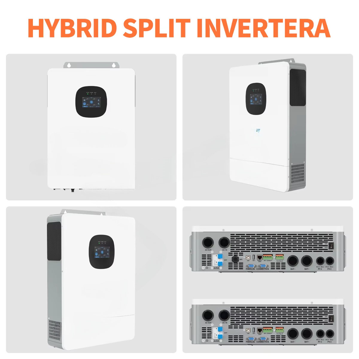 Гибридный инвертор UNC 10 кВт  – обзор и цена Split Phase Inverter 10Kw 110V 220V