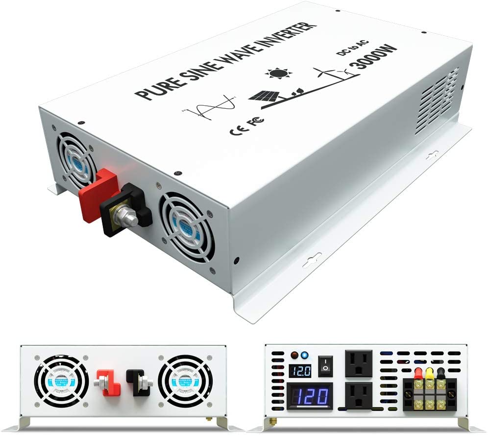 Инвертор немодулированной сину – обзор и цена Inverter Pure Sine Wave 60Hz 120V 3000W