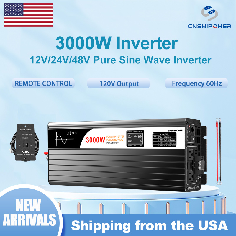 Инвертор с чистой синусоидальн – обзор и цена Inverter Pure Sine Wave 60Hz 120V 3000W