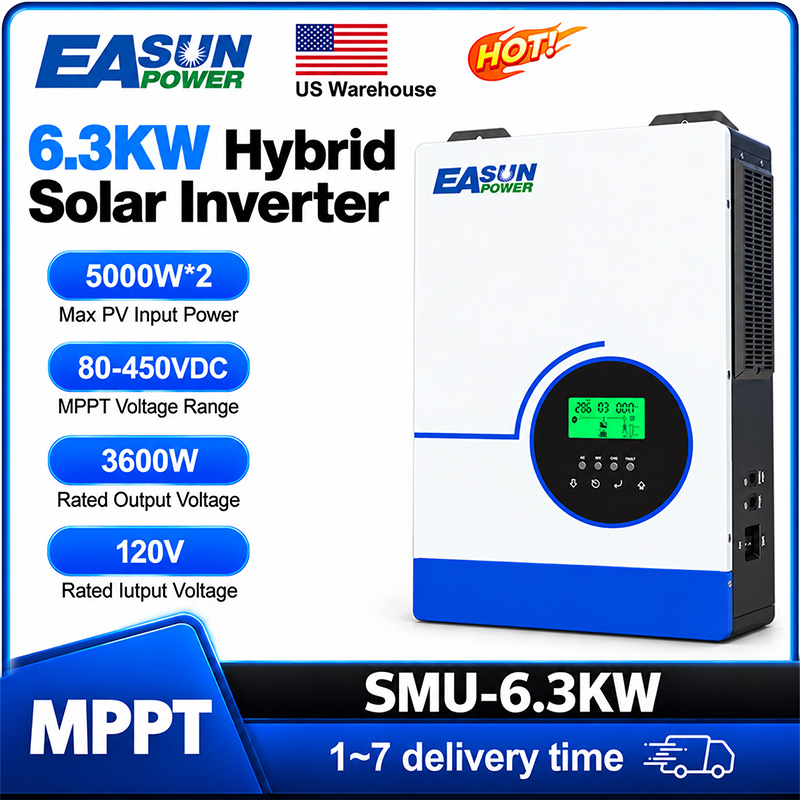 EASUN POWER 6300 Вт – гибридны – обзор и цена Grid Tie Inverter Limiter 2000W