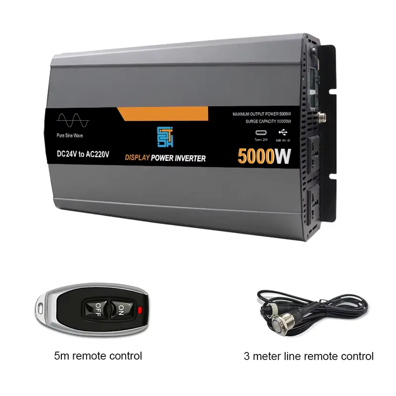 Инвертор с чистой синусоидой д – обзор и цена Pure Sine Wave Inverter 5000W 48V 220V