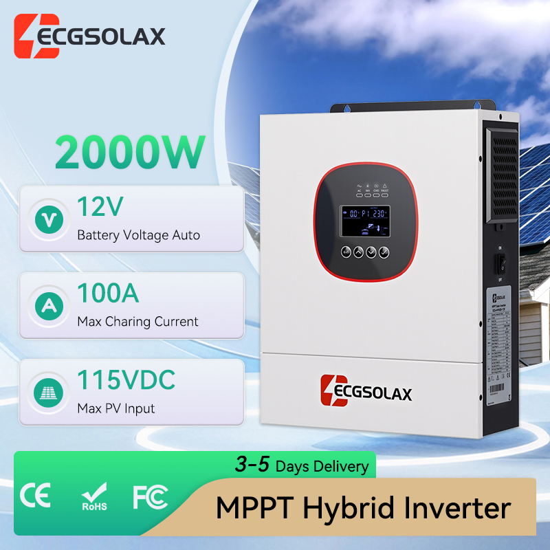 Гибридный солнечный инвертор E – обзор и цена Grid Tie Inverter Limiter 2000W